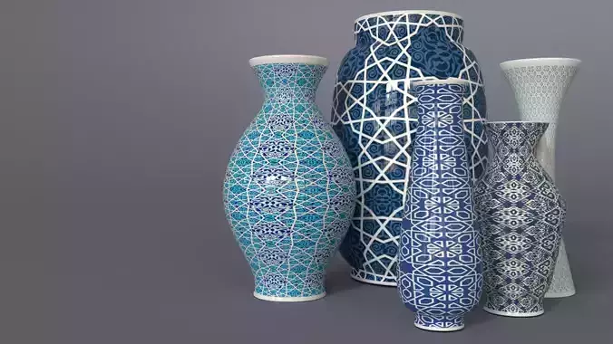 Asian vase pack 
