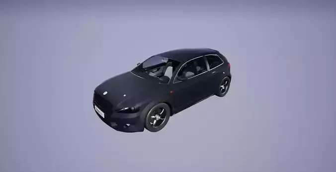 4X4 Car Rigged With LOD for Game