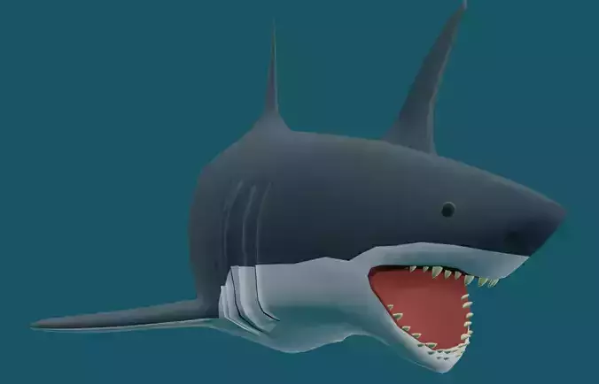 Semi-Realistic Great White Shark