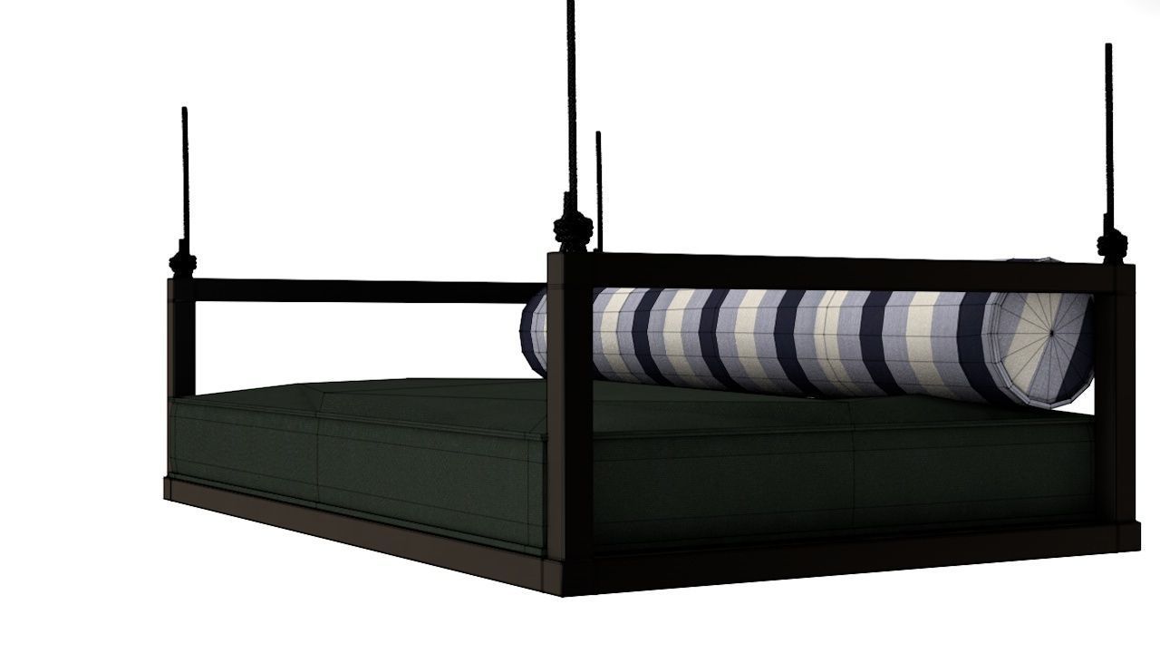 Hanging Sofa Low-poly 3D model_6