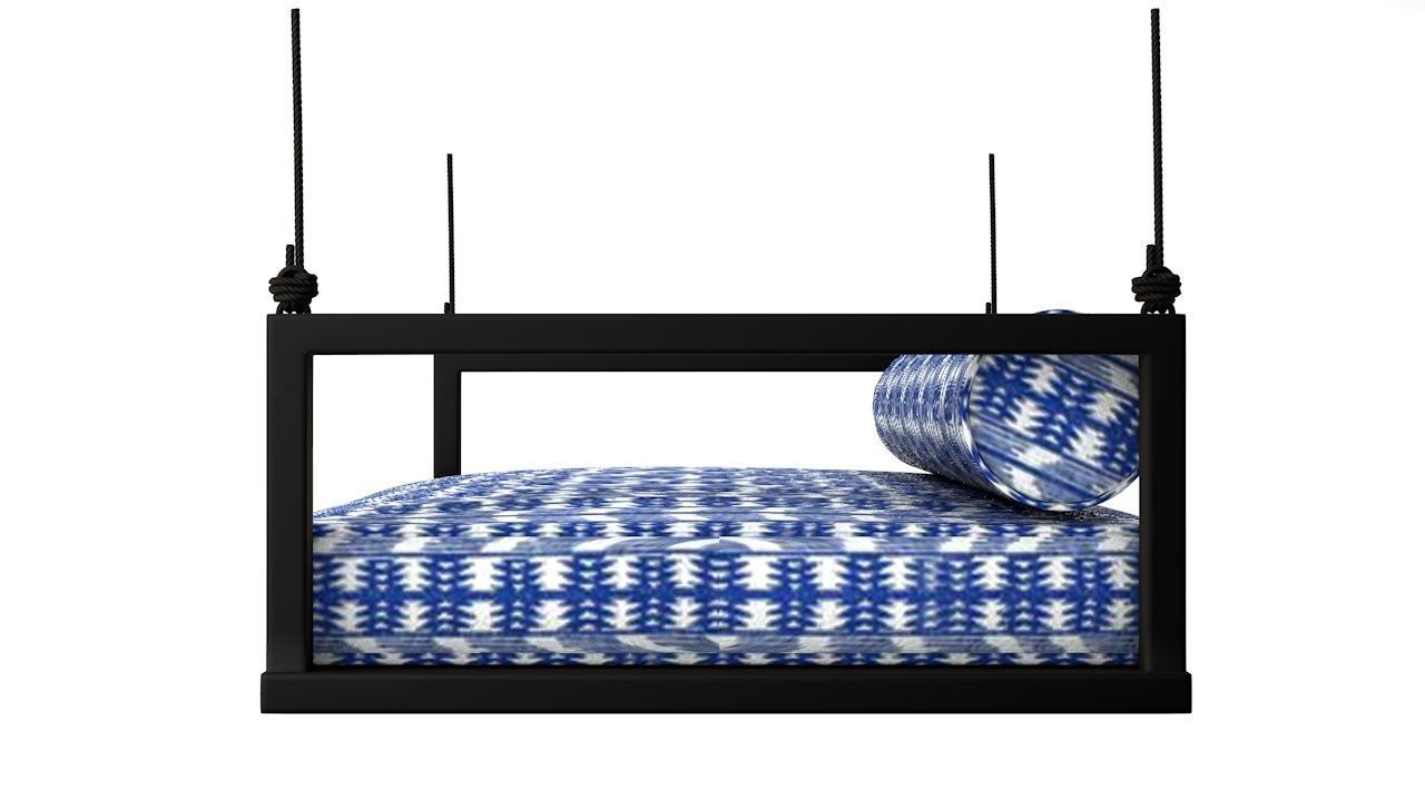 Hanging Sofa Low-poly 3D model_3