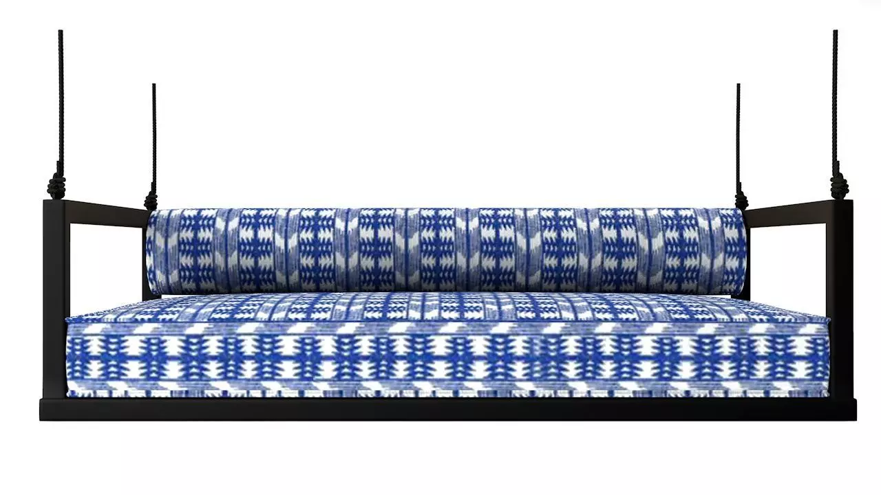 Hanging Sofa Low-poly 3D model_0