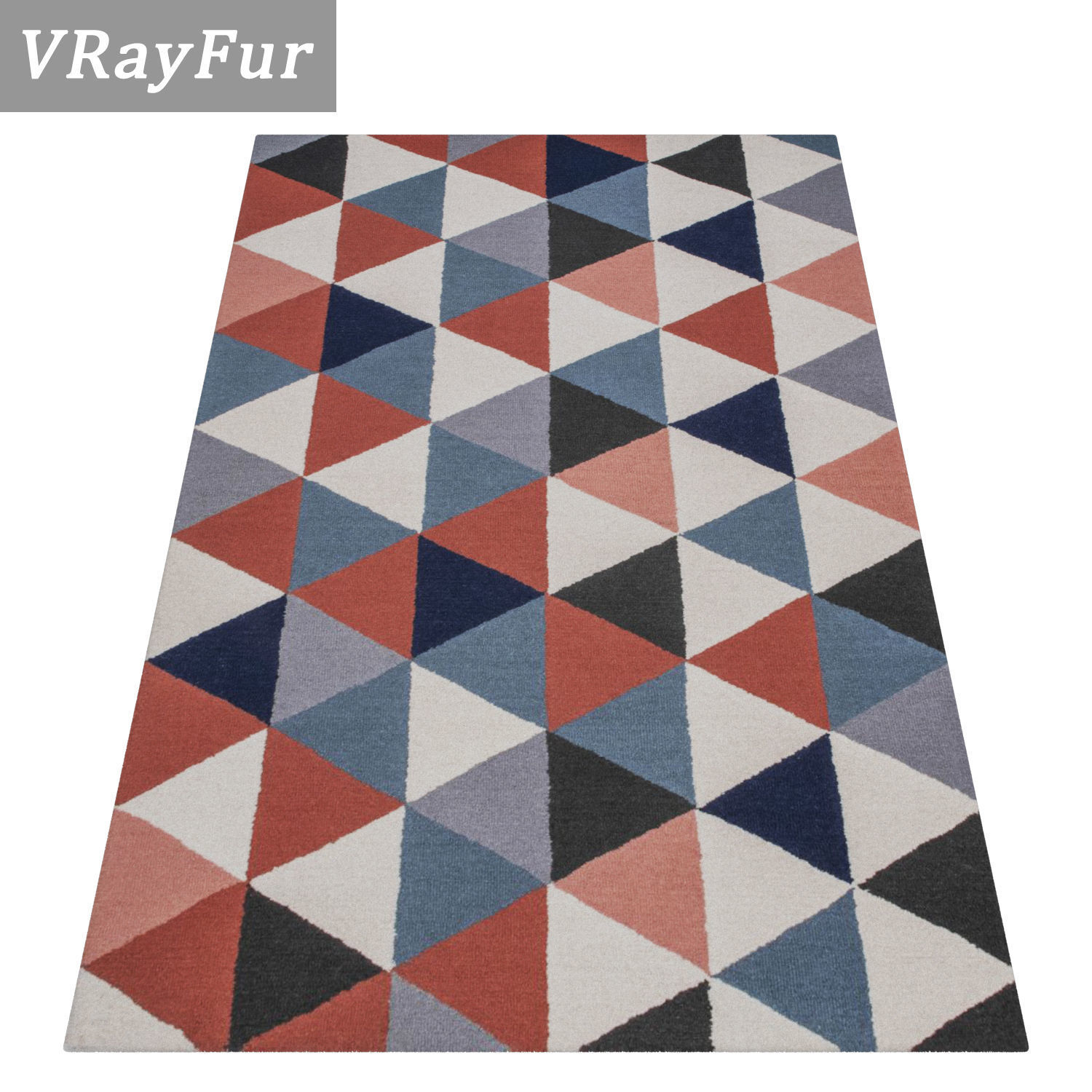 Rug Set 1239 3D model_2