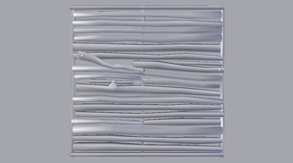 Wooden Floor  Low-poly 3D model_11