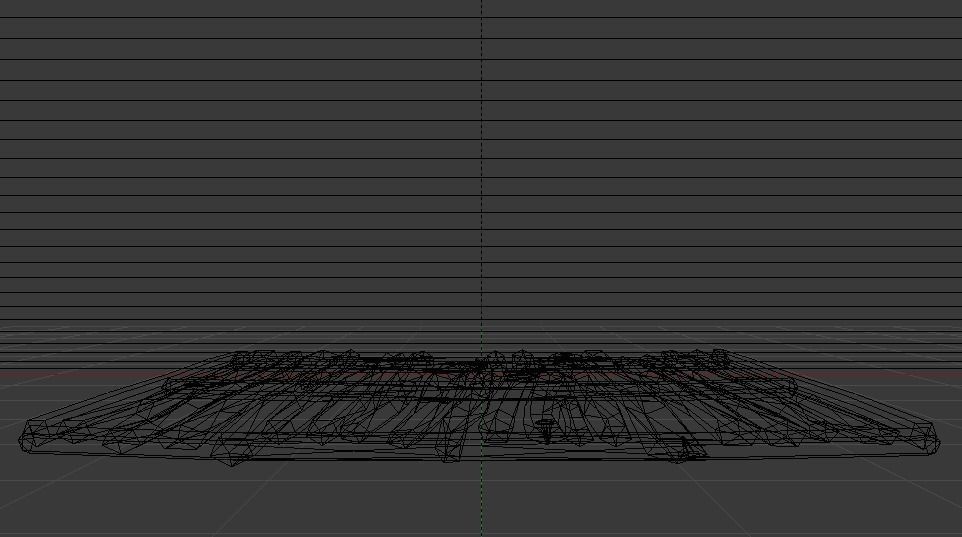 Wooden Floor  Low-poly 3D model_12