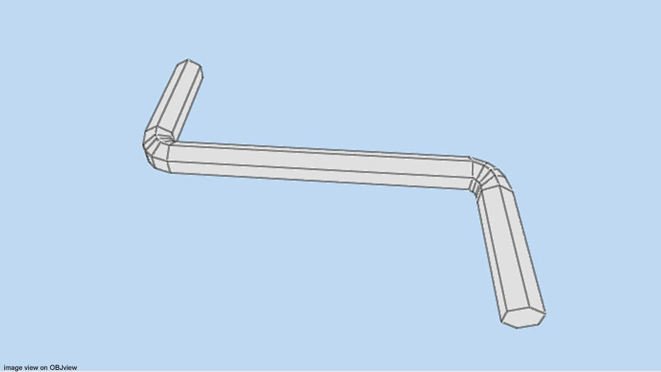 Mechanical Handtools - Hex key Wrench 3D model_5