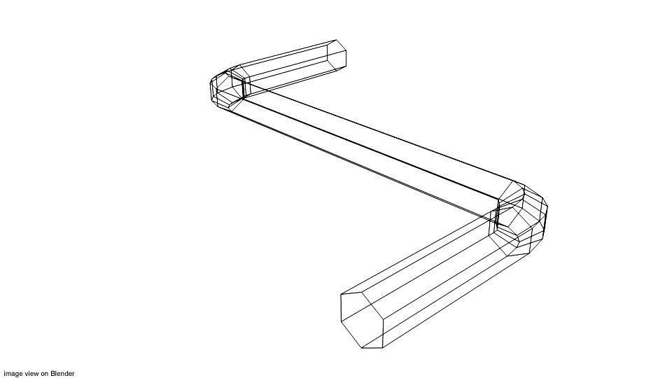 Mechanical Handtools - Hex key Wrench 3D model_3