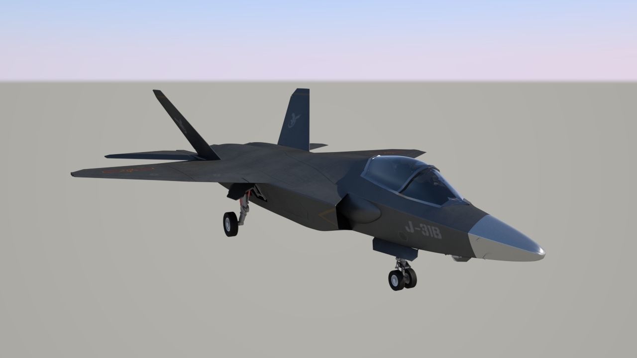 J-31 Gyrfalcon 3D model_1