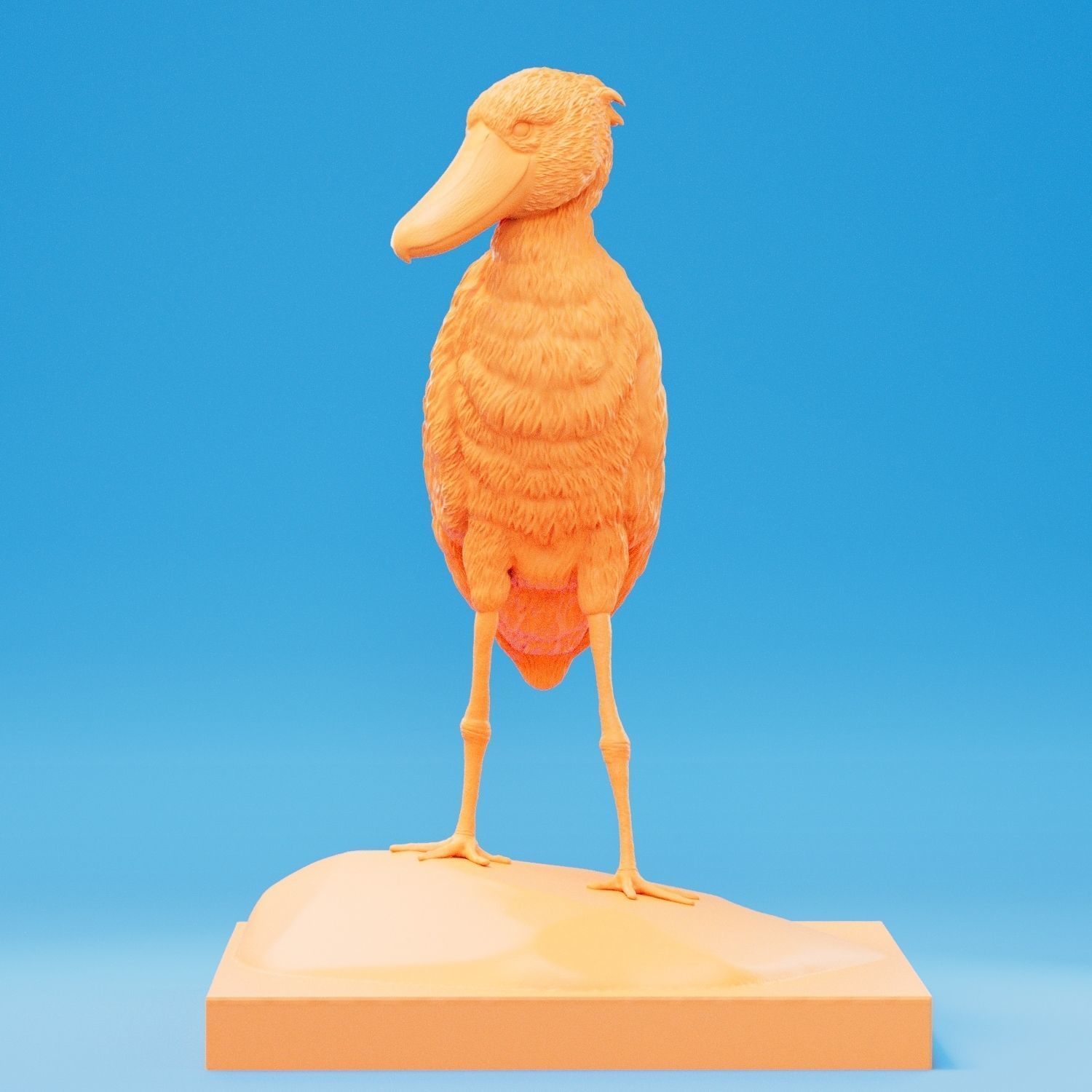 Shoebill bird 3d model for 3d printing 3D print model_1