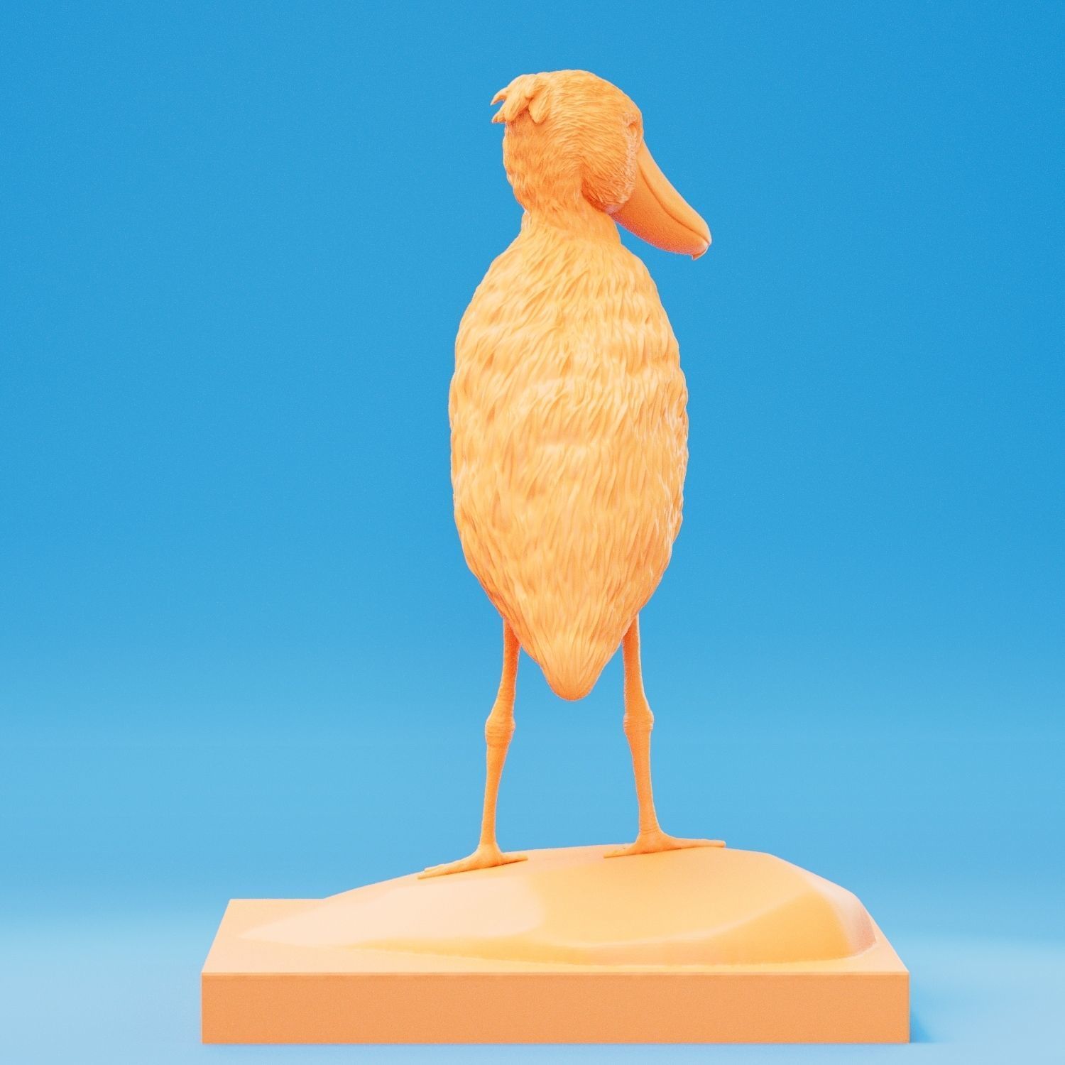 Shoebill bird 3d model for 3d printing 3D print model_3