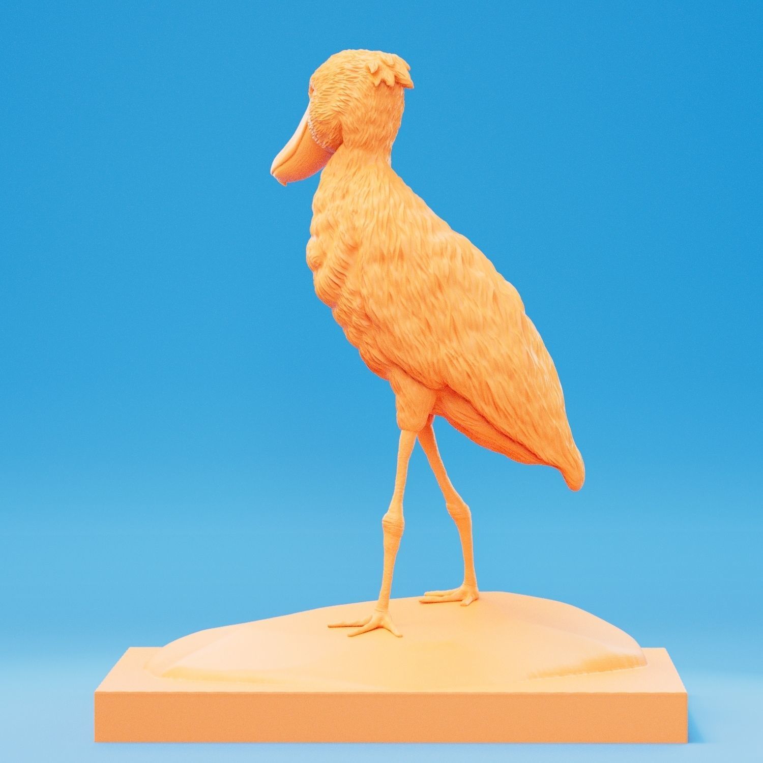 Shoebill bird 3d model for 3d printing 3D print model_2