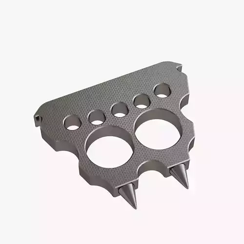 Brass knuckles bandit 3D print model