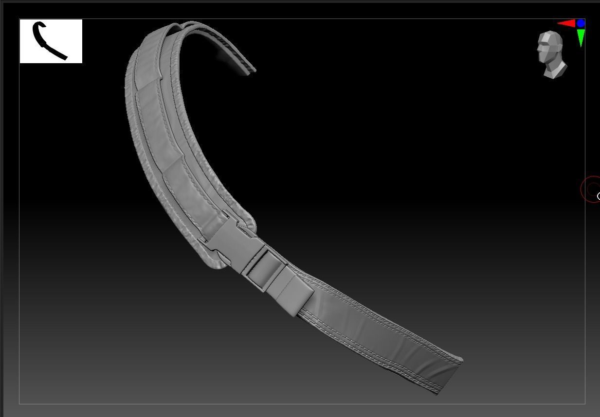 Weapon Bag High Poly 3D model_14