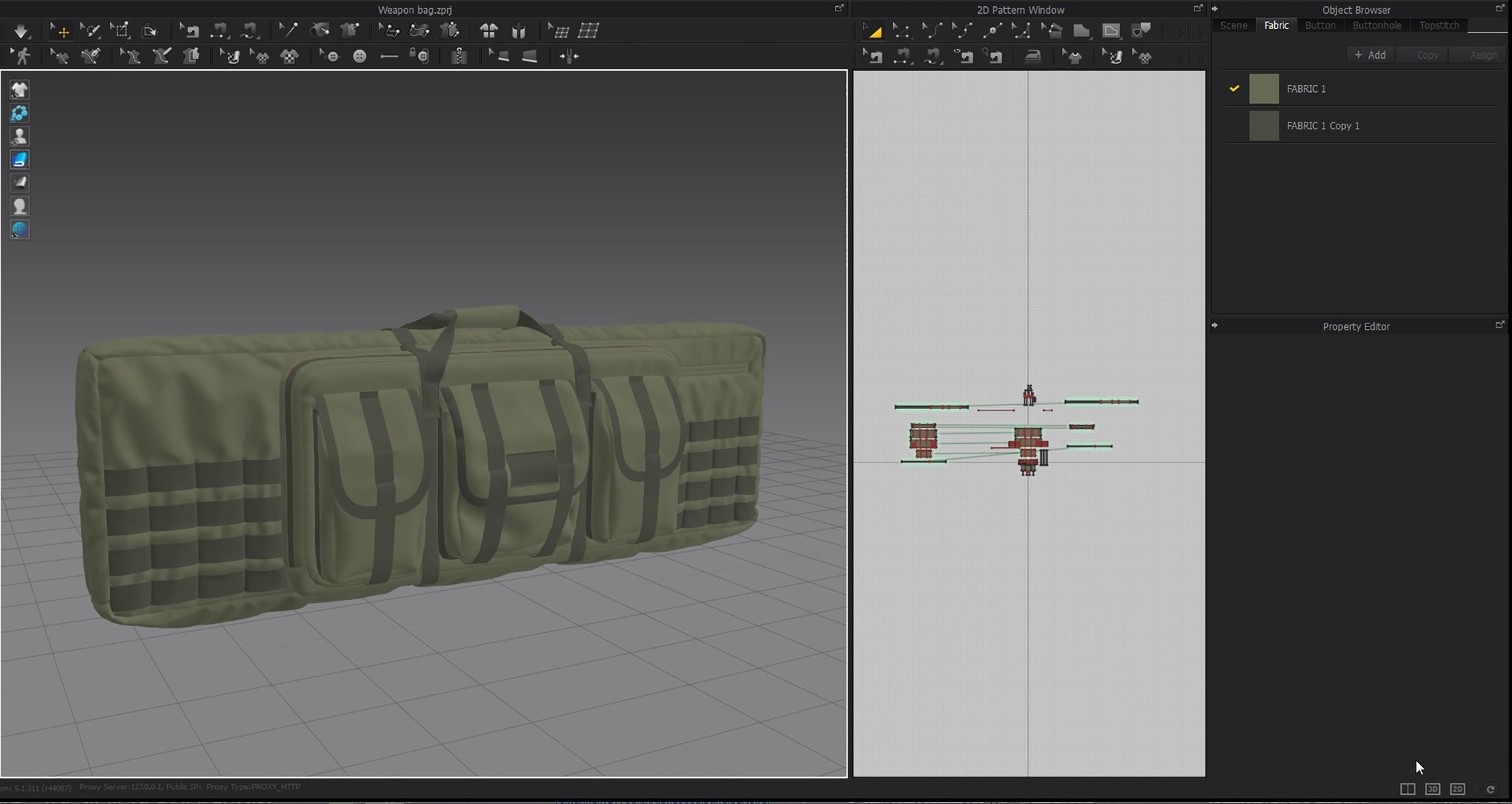 Weapon Bag High Poly 3D model_1