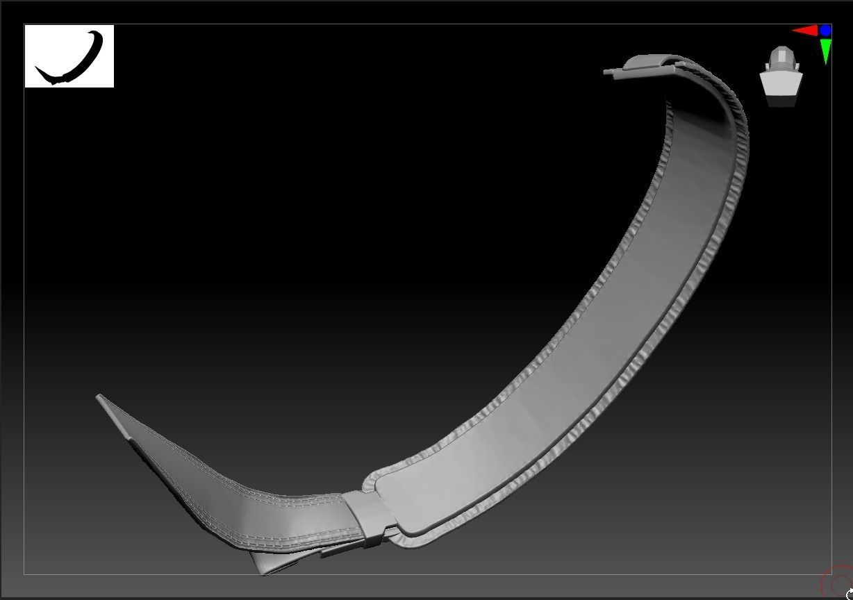 Weapon Bag High Poly 3D model_16