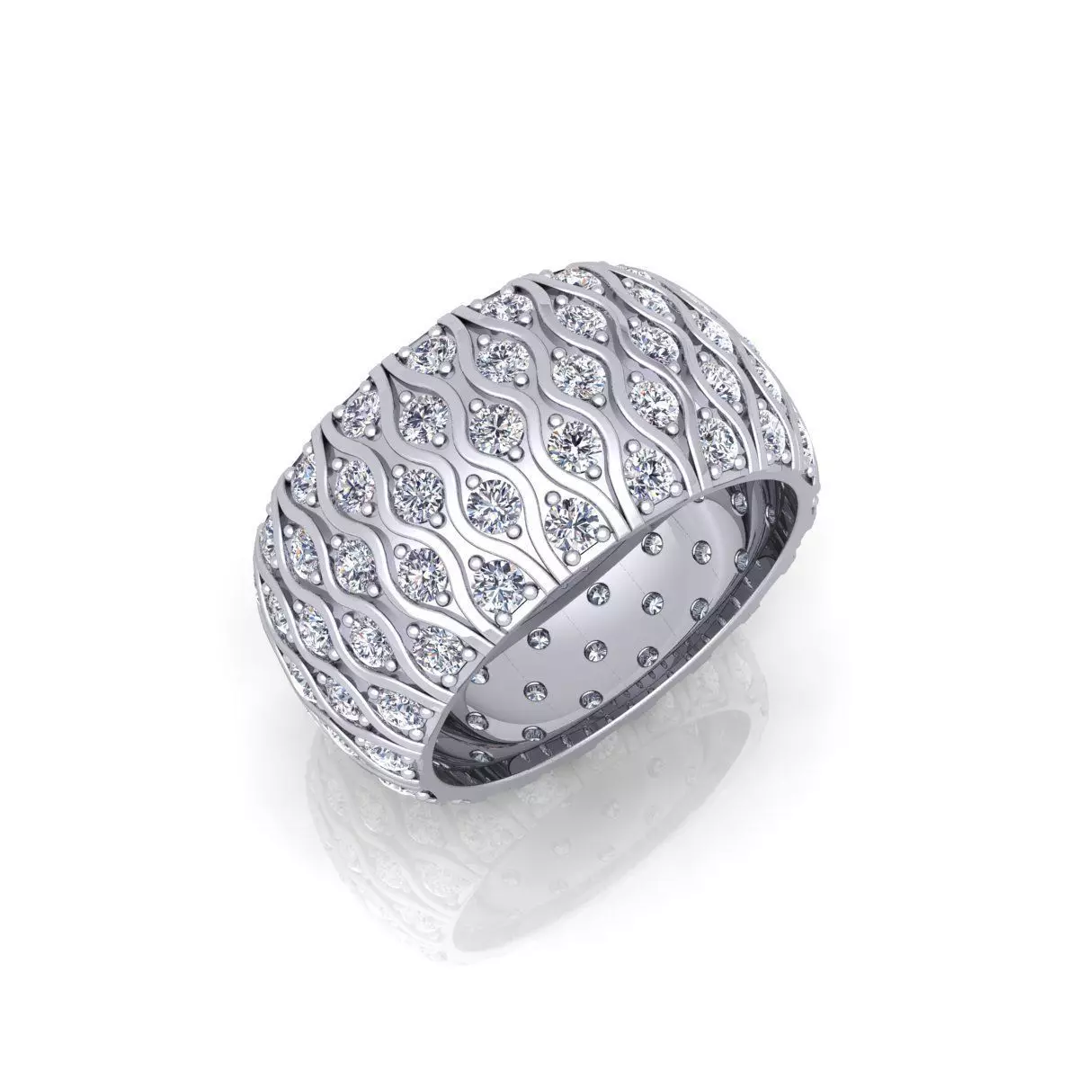 Mens Ring 02 3D print model_0