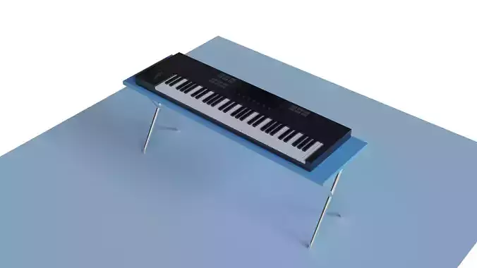 Low Poly MIDI Keyboard