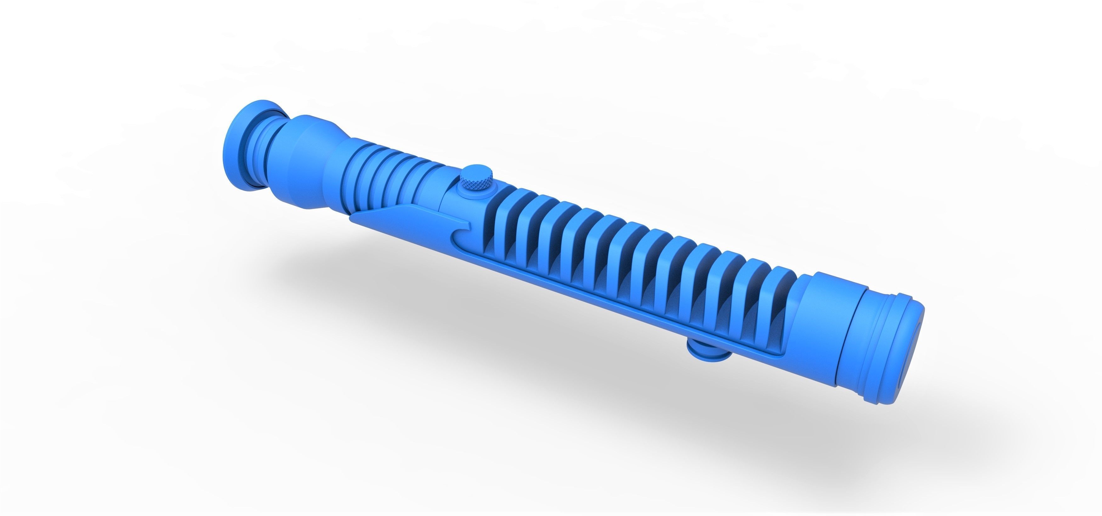 Lightsaber of Qui Gon from Star Wars Phantom Menace 1999 3D print model_15