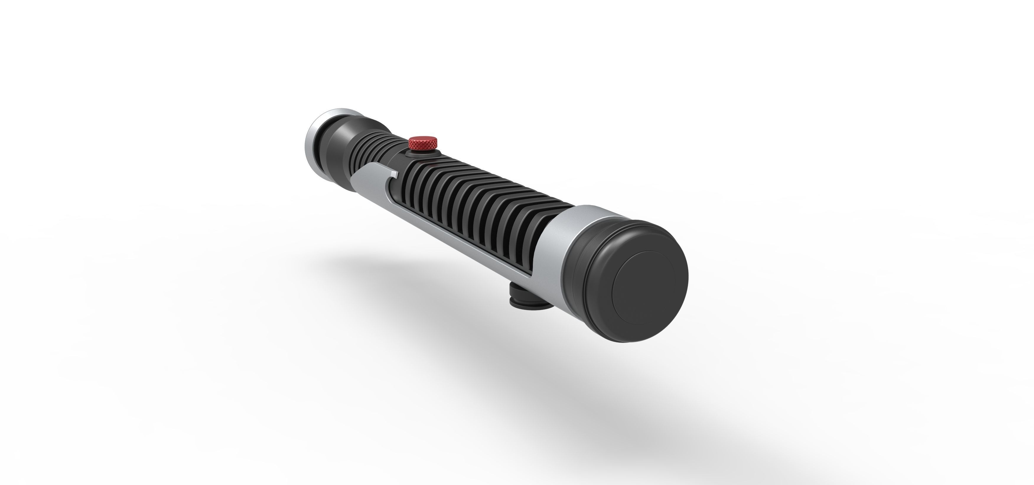 Lightsaber of Qui Gon from Star Wars Phantom Menace 1999 3D print model_9