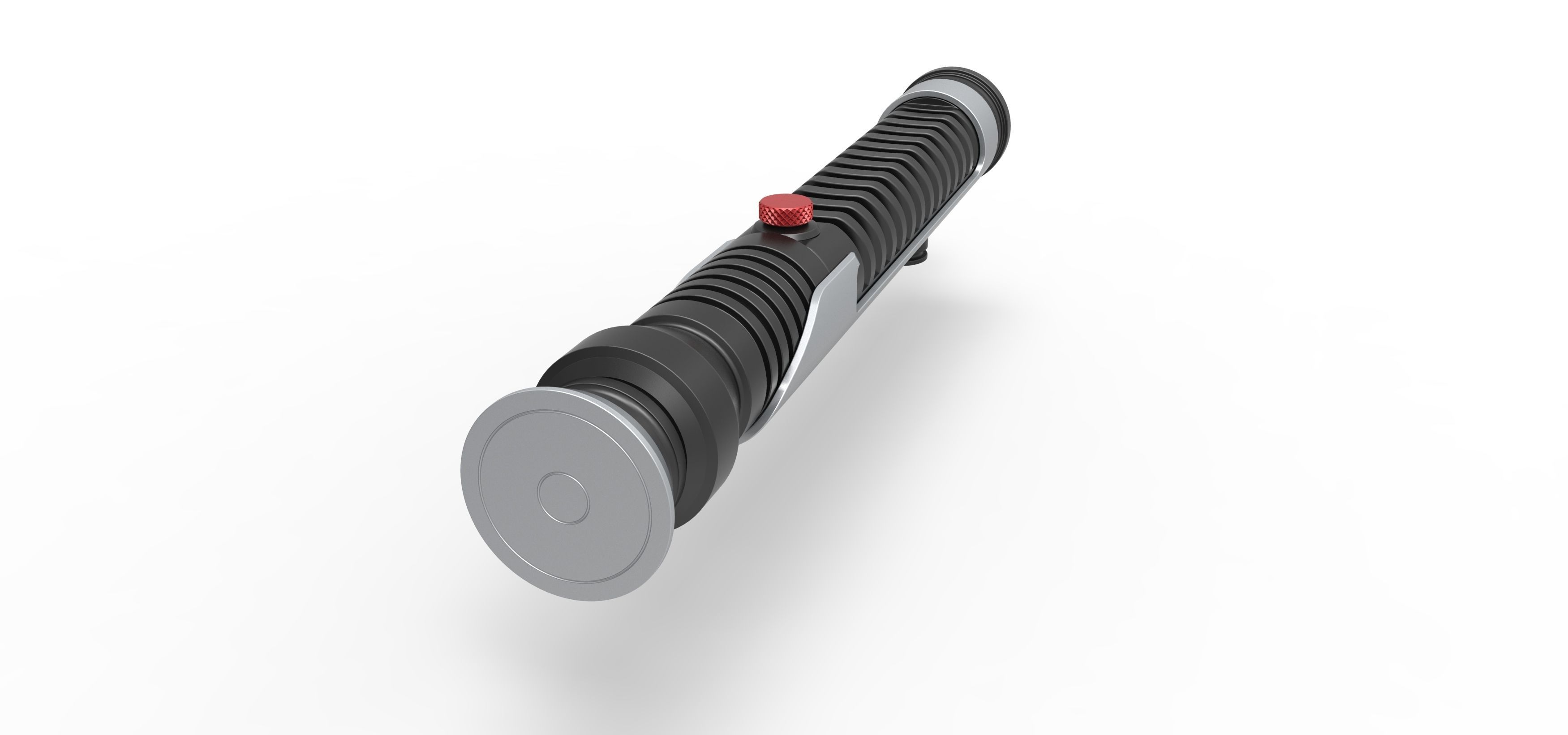 Lightsaber of Qui Gon from Star Wars Phantom Menace 1999 3D print model_3