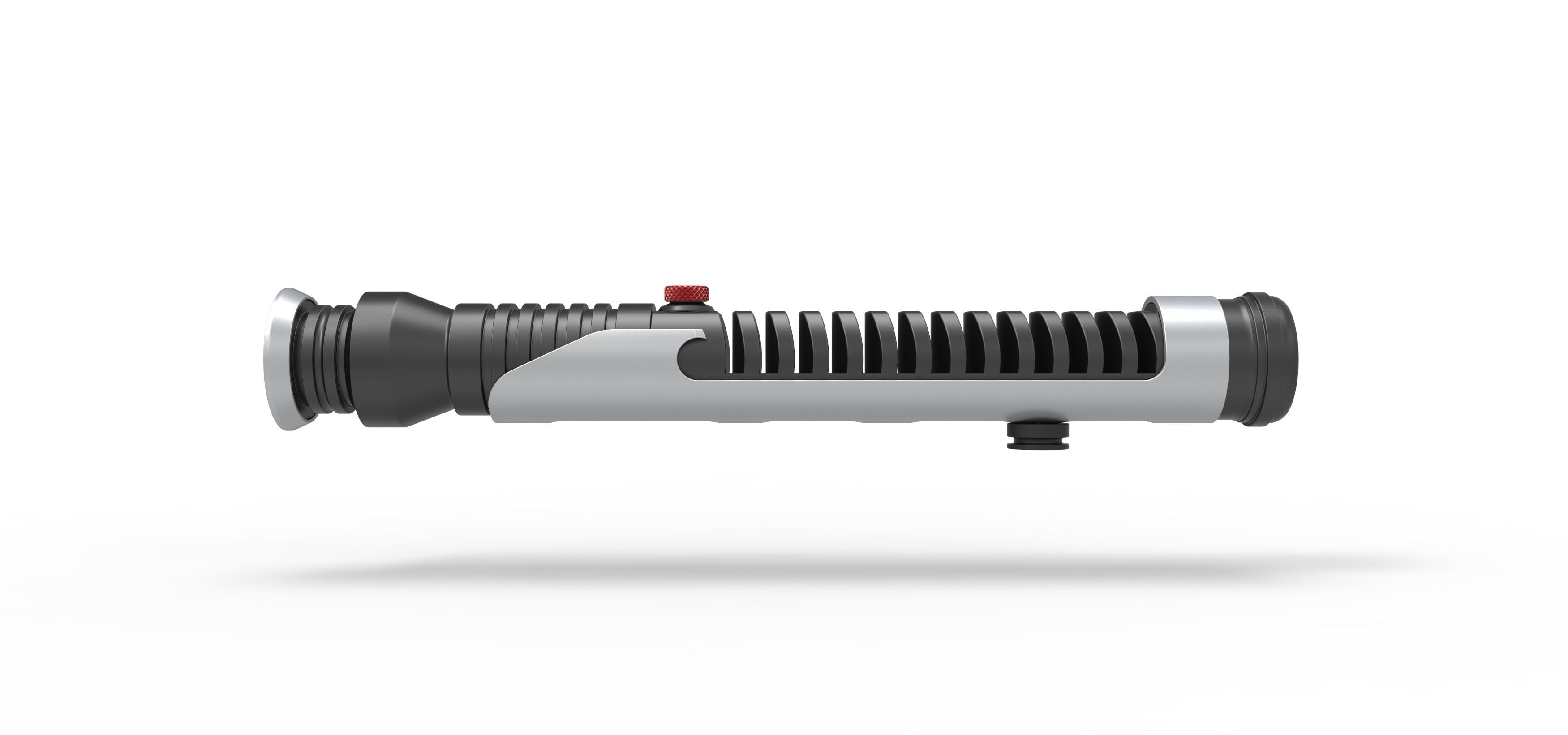 Lightsaber of Qui Gon from Star Wars Phantom Menace 1999 3D print model_5