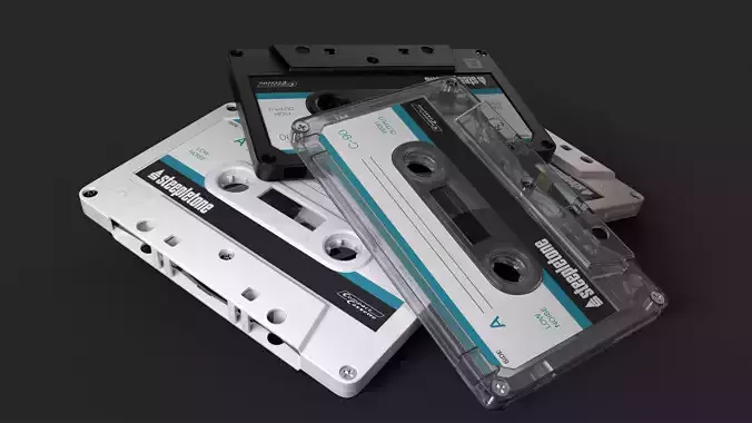 Cassette Tape 3D model