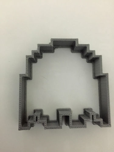 Pac-Man ghost cookie cutter 3D print model