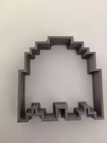 Pac-Man ghost cookie cutter 3D print model