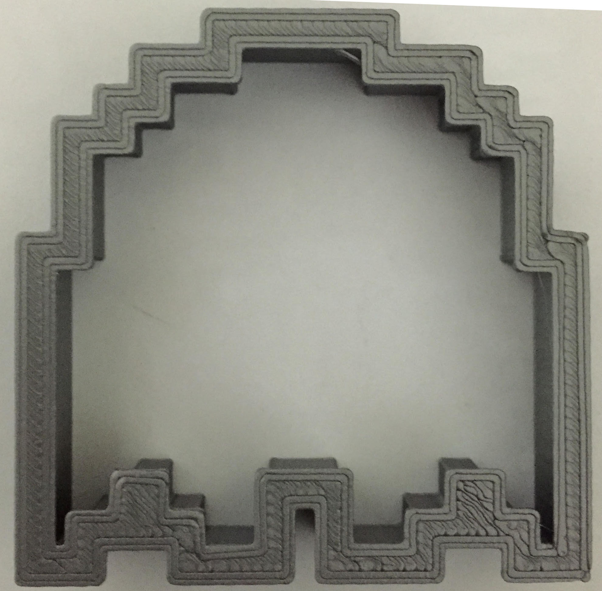 Pac-Man ghost cookie cutter 3D print model_1