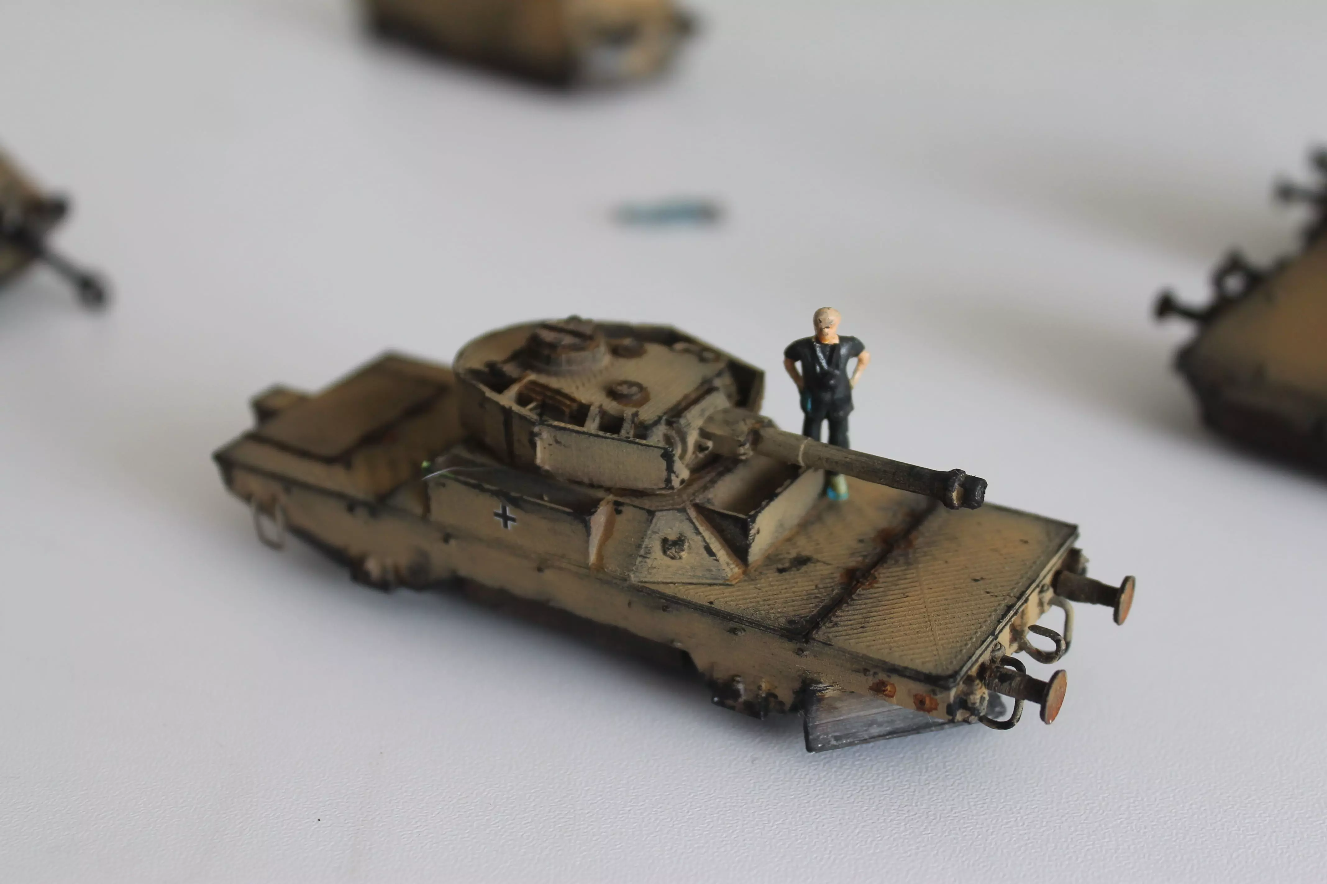 Panzerjagerwagen vol 2 scale H0 train 3D print model_0