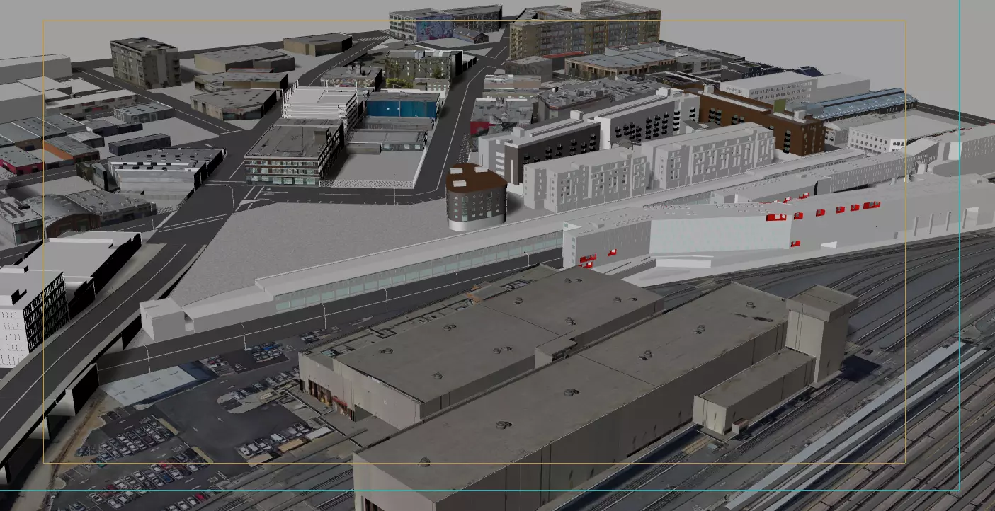 Los Angeles Art District 3D model