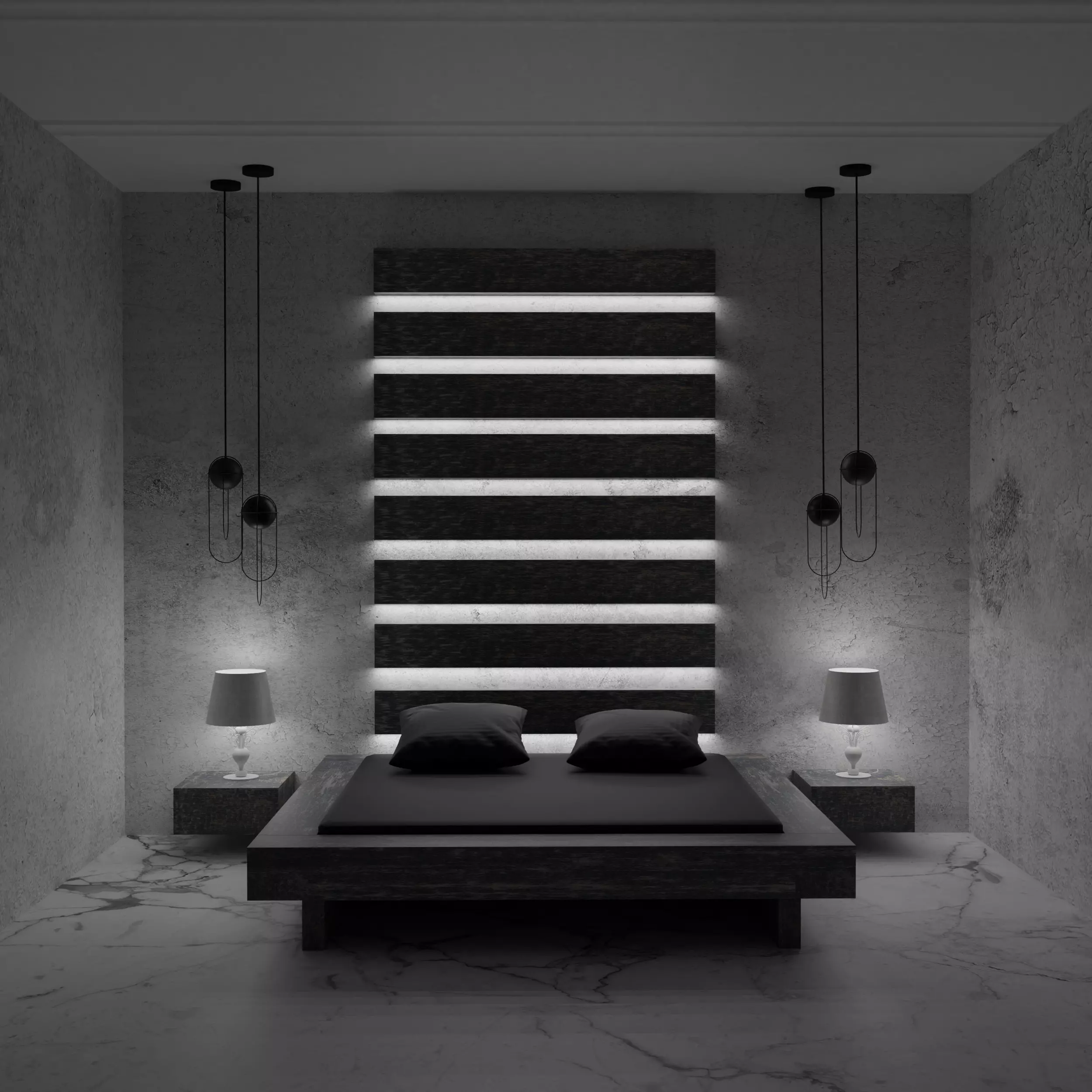 BEDROOM IN MY STYLE 3D model_0