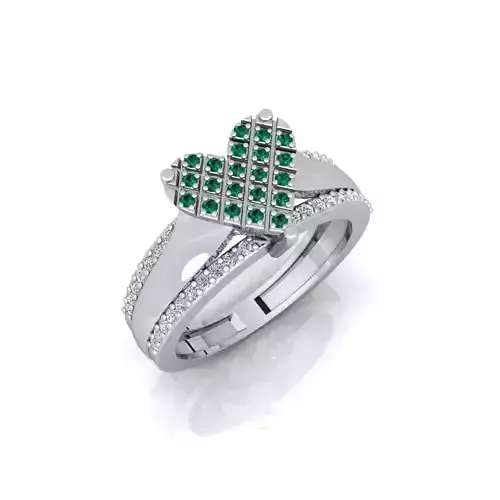 Heart Ring  3D print model