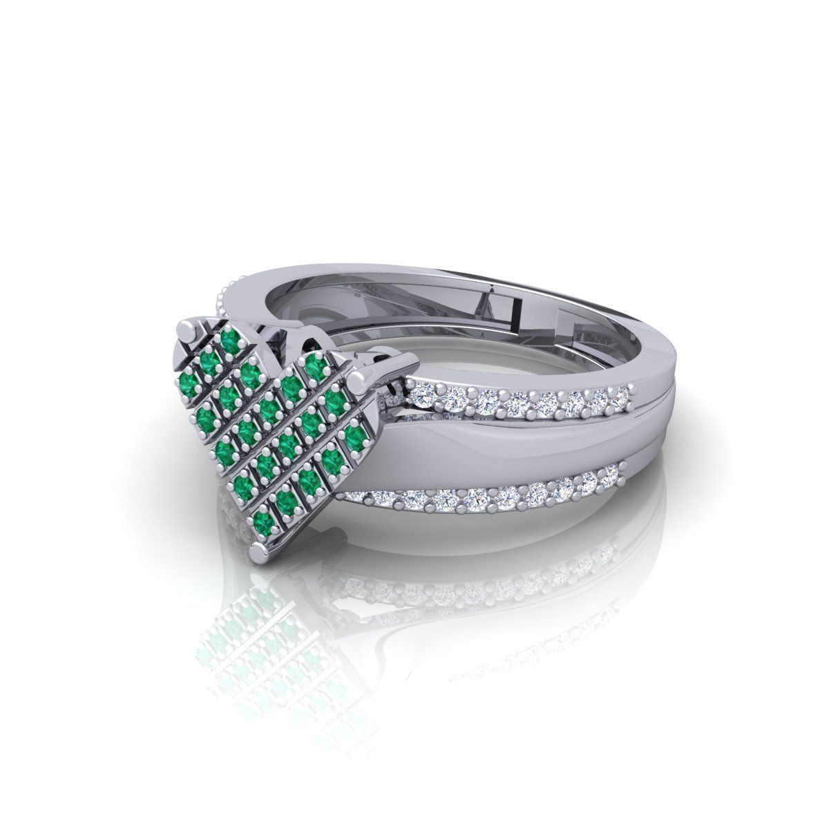 Heart Ring 3D print model_9