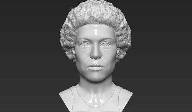 Ellen Ripley bust 3D printing ready stl obj formats 3D print model