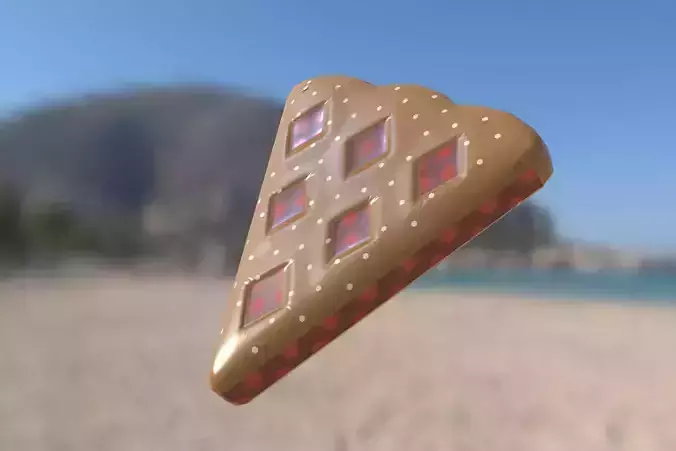 Inflatable water or pool toy Vlaai Dutch Cherry Cake