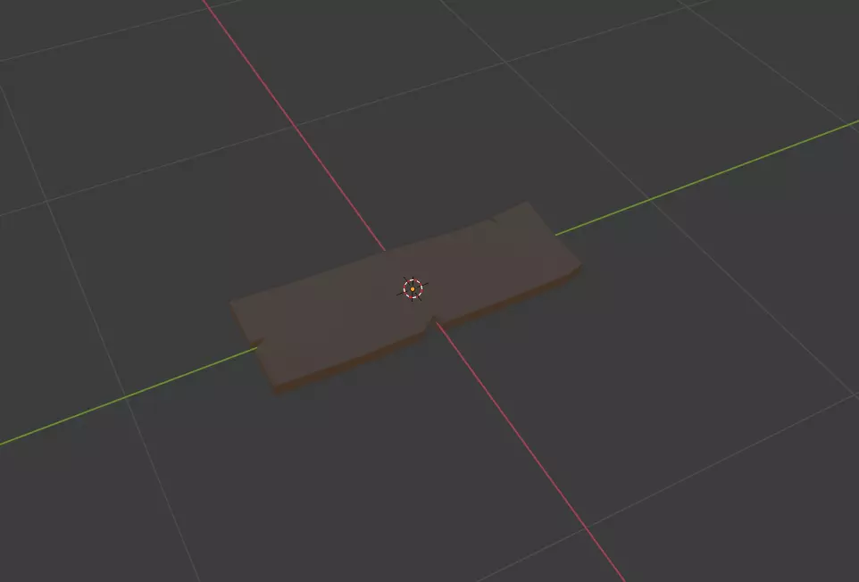 Free low poly wooden plank  Free low-poly 3D model_0