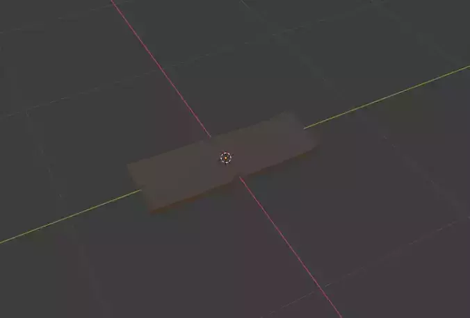 Free low poly wooden plank 