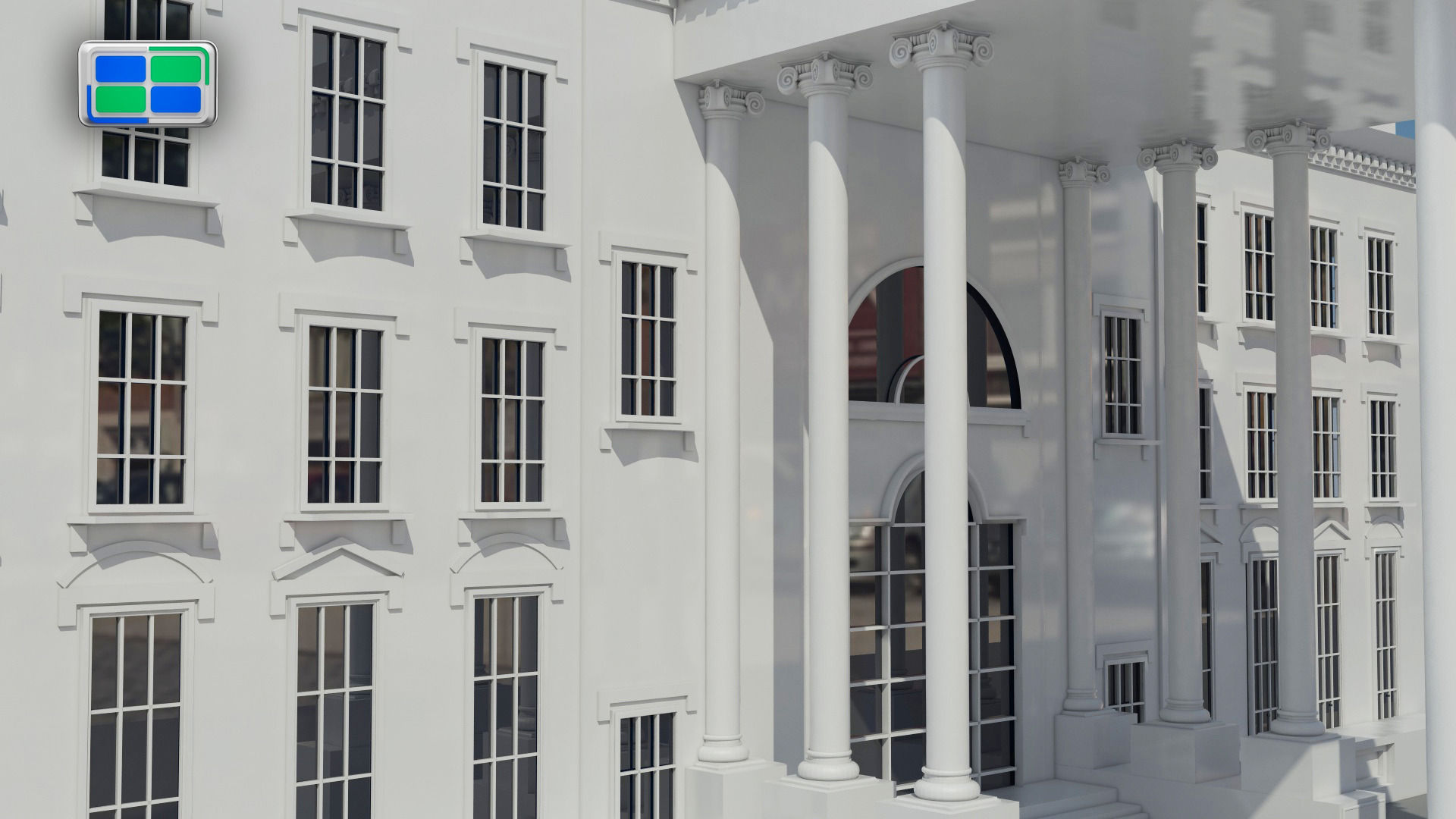 White House  3D model_1