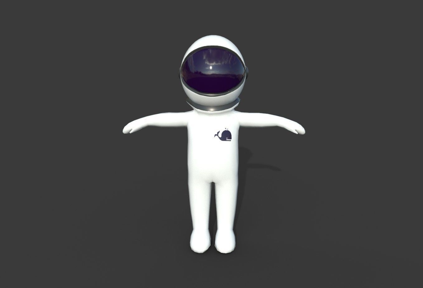 Stylize lowpoly hypercasual games character Low-poly 3D model_1