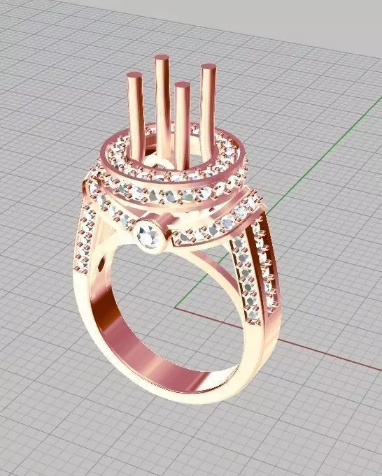 circular ring 3D print model_0