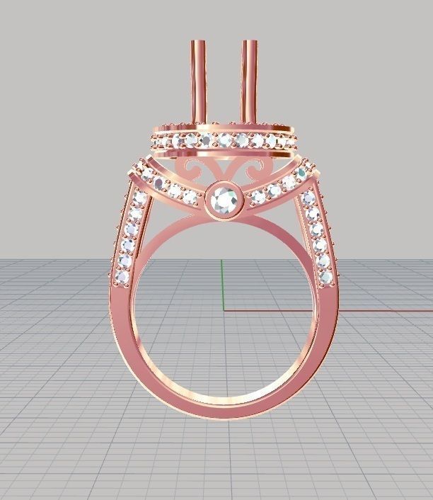 circular ring 3D print model_1