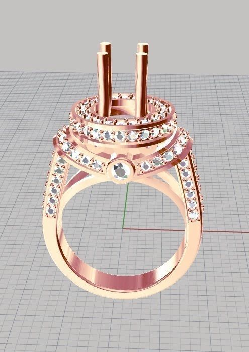 circular ring 3D print model_2