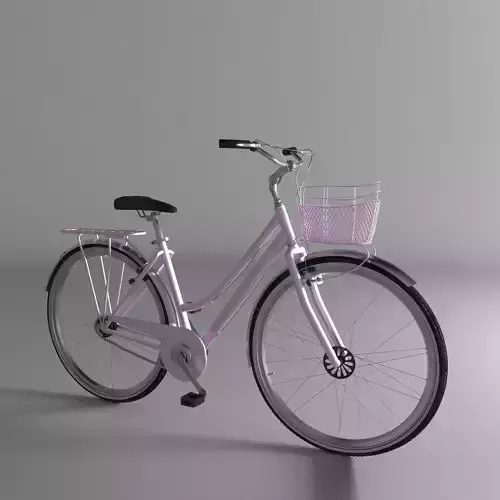 Pink bicycle for women