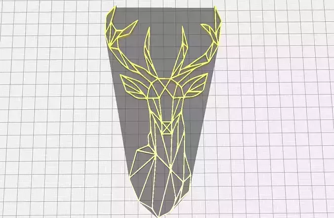 Deer Geometric 3D print model