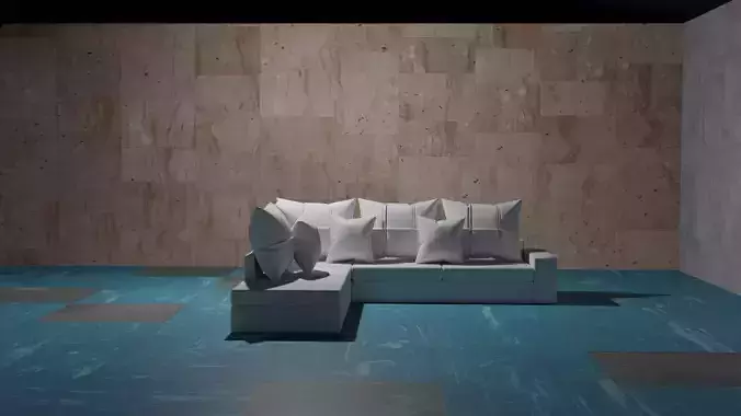 modern sofa 3D model