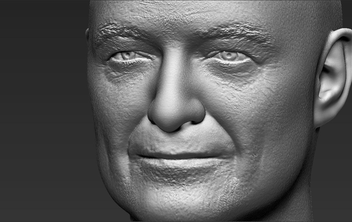 John Locke from Lost bust 3D printing ready stl obj formats 3D print model_21