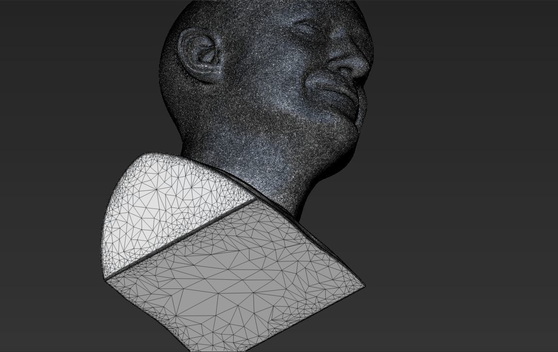 John Locke from Lost bust 3D printing ready stl obj formats 3D print model_32