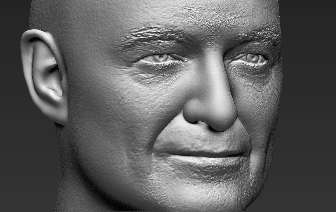 John Locke from Lost bust 3D printing ready stl obj formats 3D print model_20