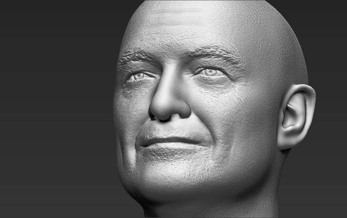 John Locke from Lost bust 3D printing ready stl obj formats 3D print model_25